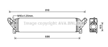 AVA QUALITY COOLING mz4277 -  Интеркулер